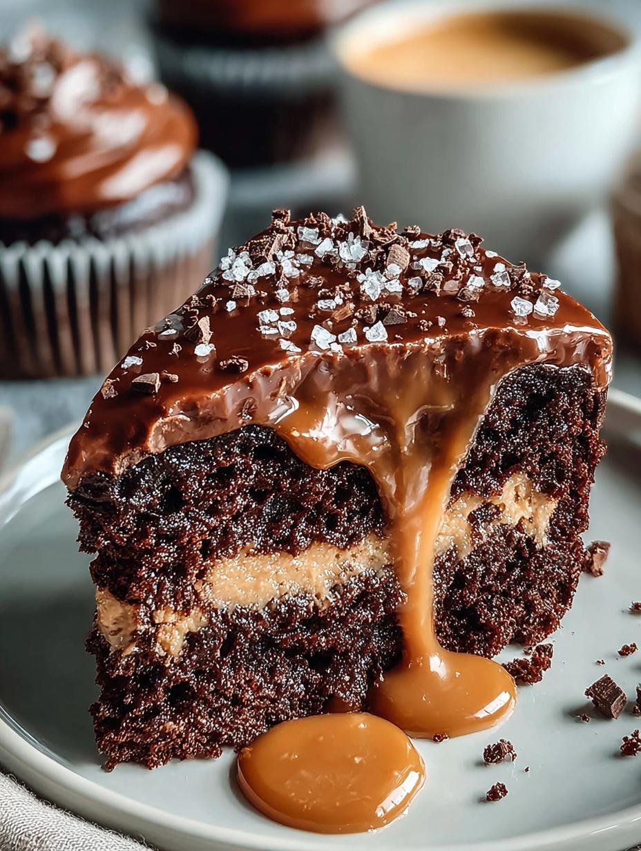 Gesalzener Karamell Schokoladen Espresso