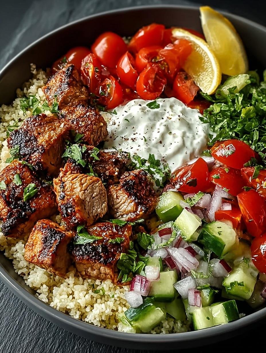 Gesunde Kebab Bowl