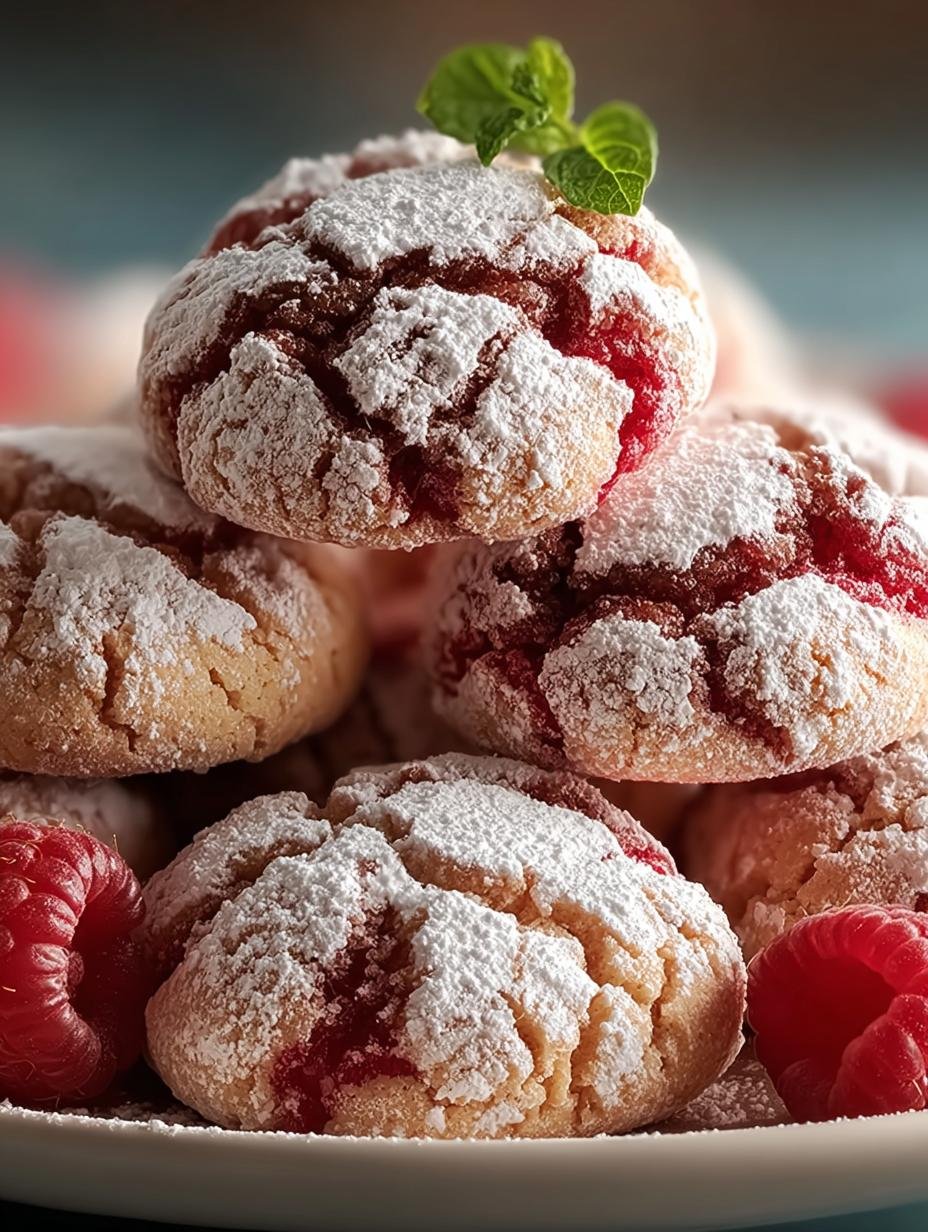 Himbeer Crinkle Kekse: 1 Magisch Lekker Geheime Recept - Himbeer Crinkle Kekse - main visual representation