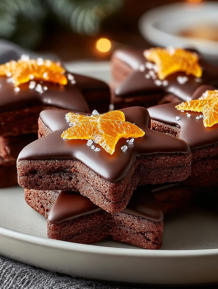 Juicy Chocolate Orange Stars