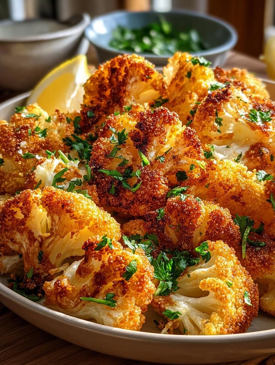 Knuspriger Blumenkohl Aus Dem