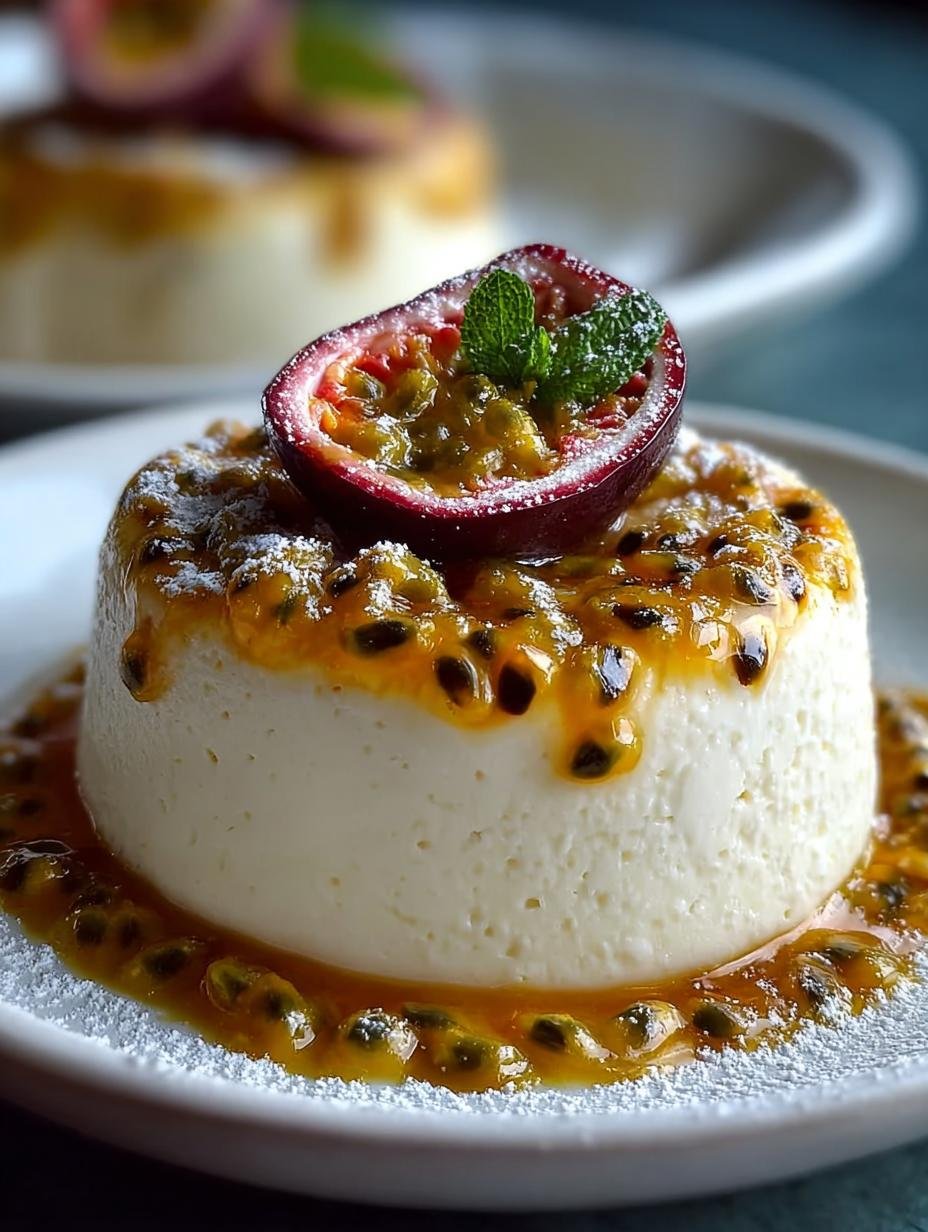 Kokosnuss Und Passionsfrucht Panna