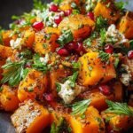 Libanesischer Geroesteter Kuerbissalat