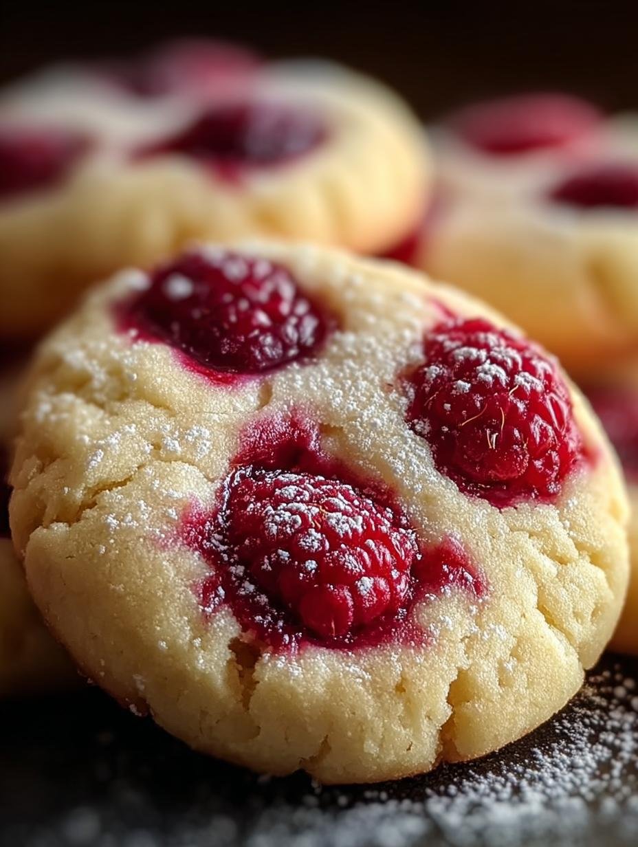 Marzipan Himbeer Kekse