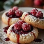 Marzipan Himbeer Platzchen Ein