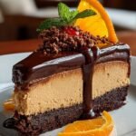 Schokoladenorange Kasekuchen