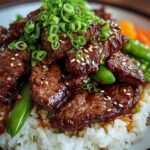 Teriyaki Rindfleisch Mit Reis