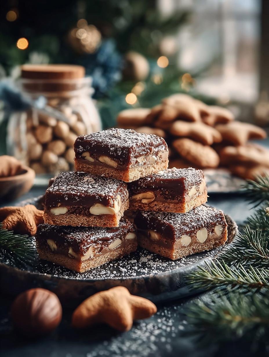 Verrukkelijke Tschechische Weihnachtsnuess, perfect gebakken en gevuld met romige chocolade, klaar om te serveren als feestelijke traktatie.