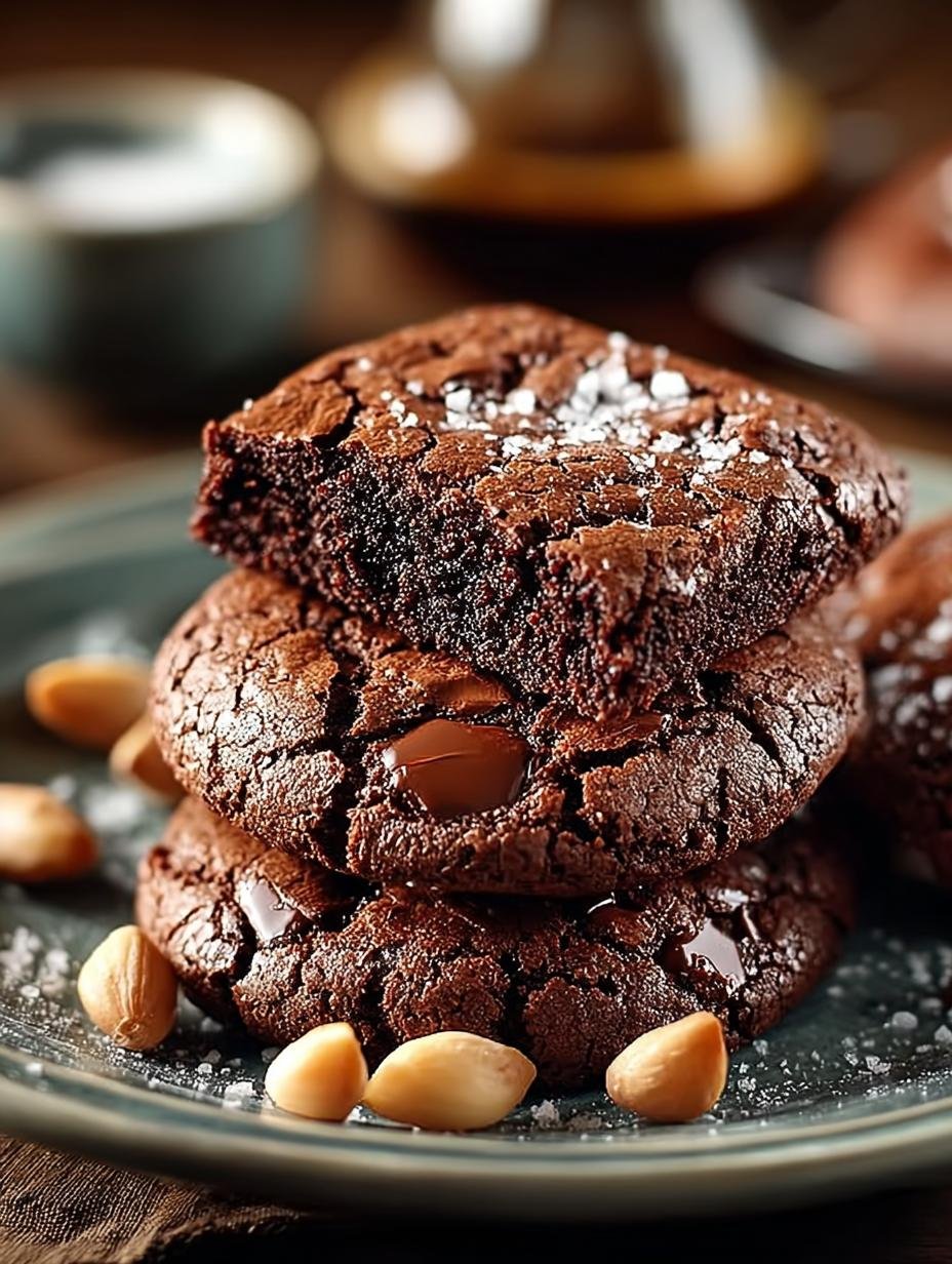 Ongelofelijke Brownie Kekse Das: 1 Hemelse Beet! - Een close-up van perfect gebakken Unglaubliche Brownie Kekse Das, met een knapperige buitenkant en fudgy binnenkant, klaar om te serveren.