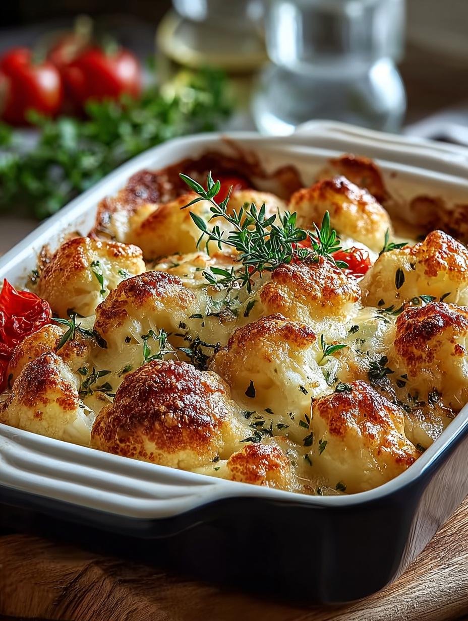 Backofen Blumenkohl Mit Kase