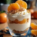 Festliche Spekulatius Mandarinen Quark