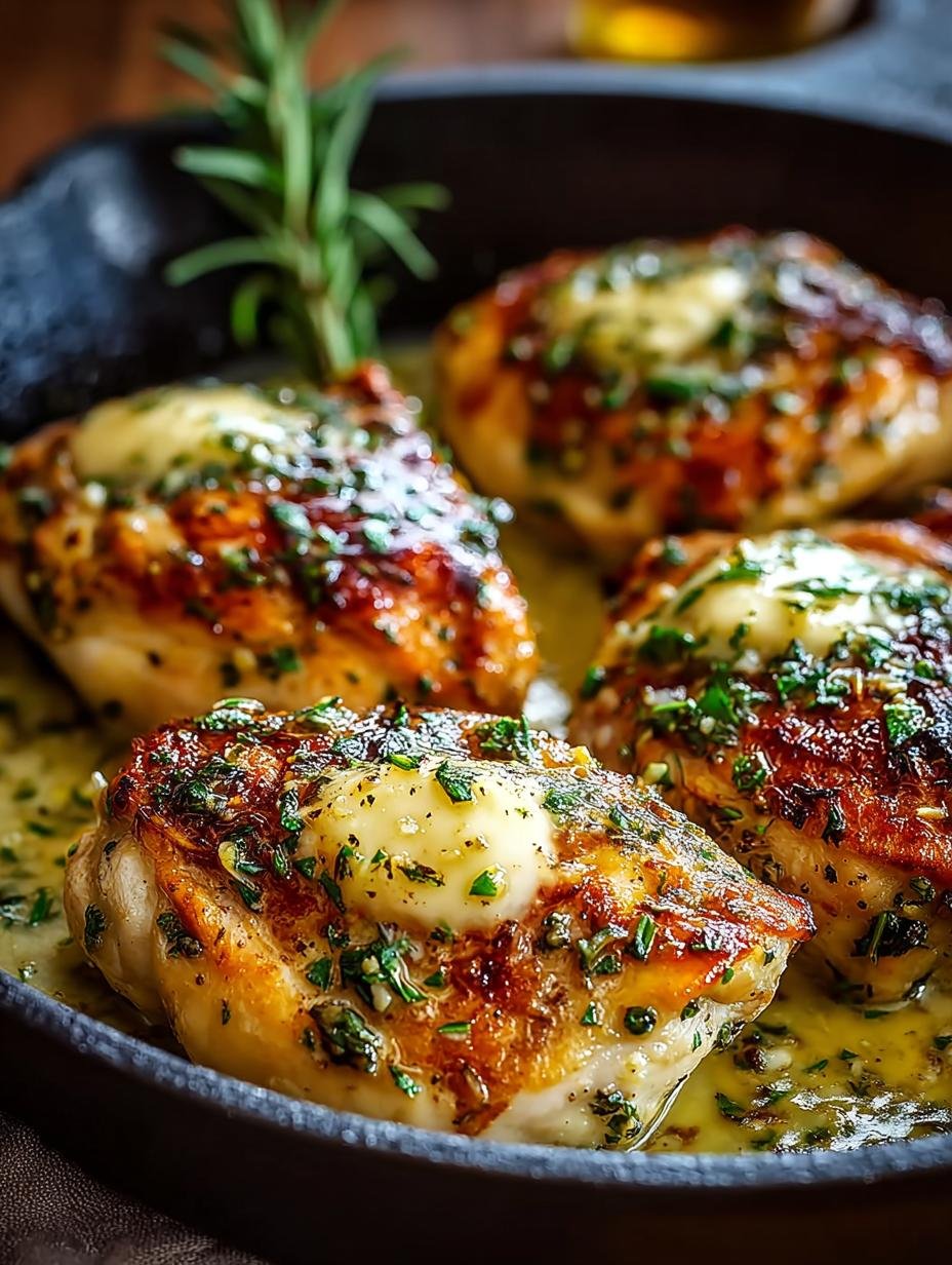 Ongelooflijk Gebackenes Hahnchen Mit Knoblauchbutter: 480 Kcal - Gebakken kip met knoflookboter, goudbruin en knapperig, geserveerd met verse kruiden