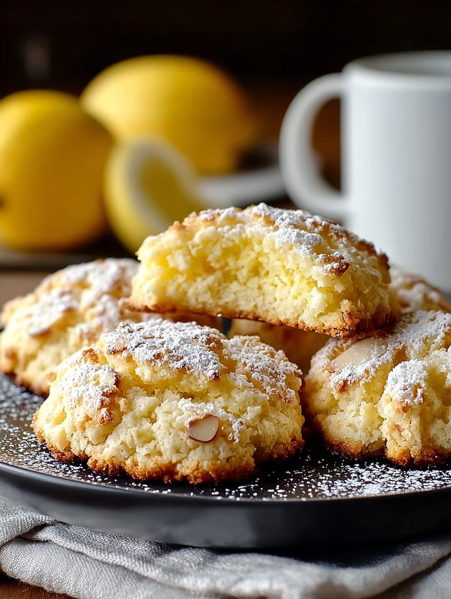 Glutenfreie Zitronen Mandelkekse Ein