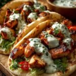 Hahnchen Pitas Vom Blech