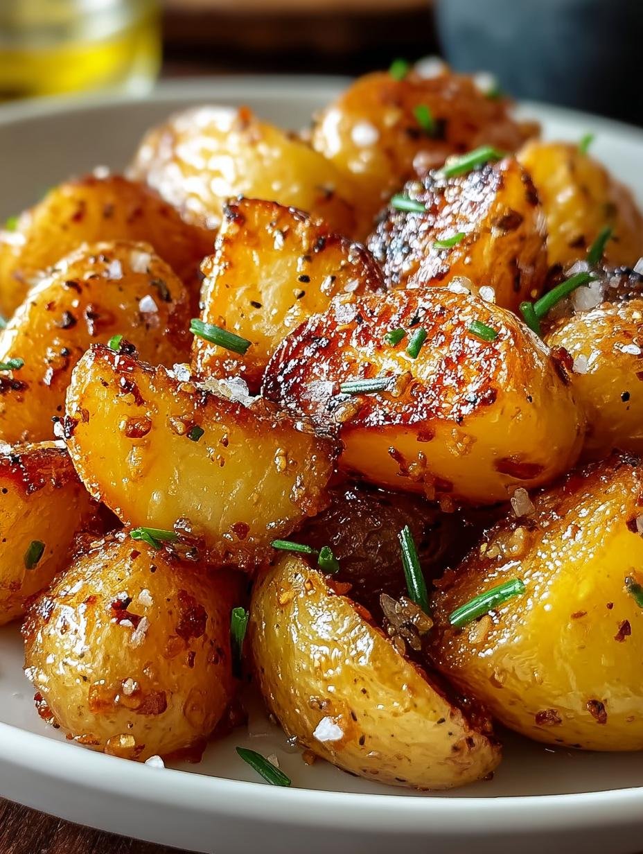 Heerlijke Honig Senf Kartoffeln: Probeer mijn 1 truc! - Goudbruine Honig Senf Kartoffeln vers uit de oven