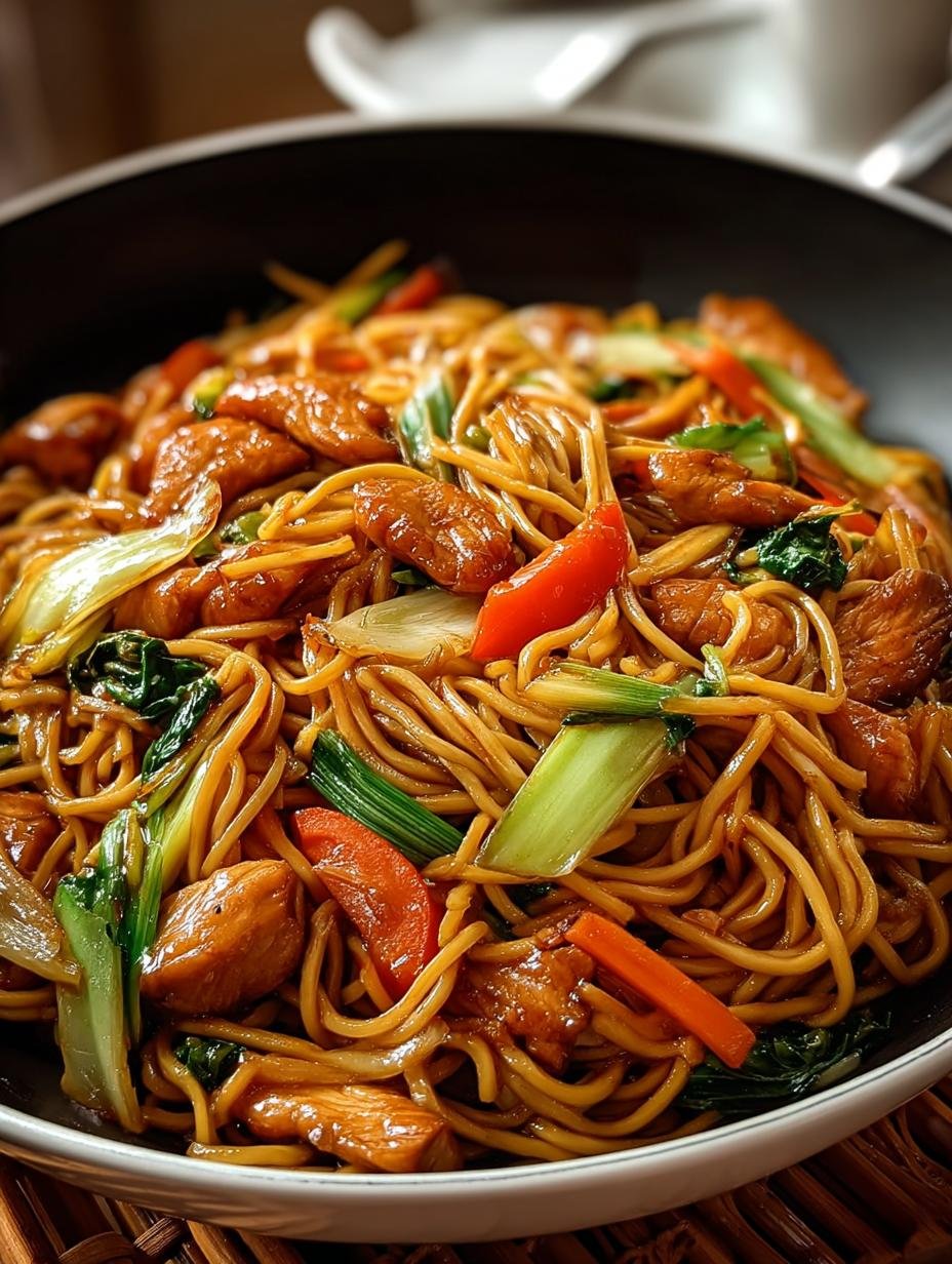 Huehnchen Chow Mein