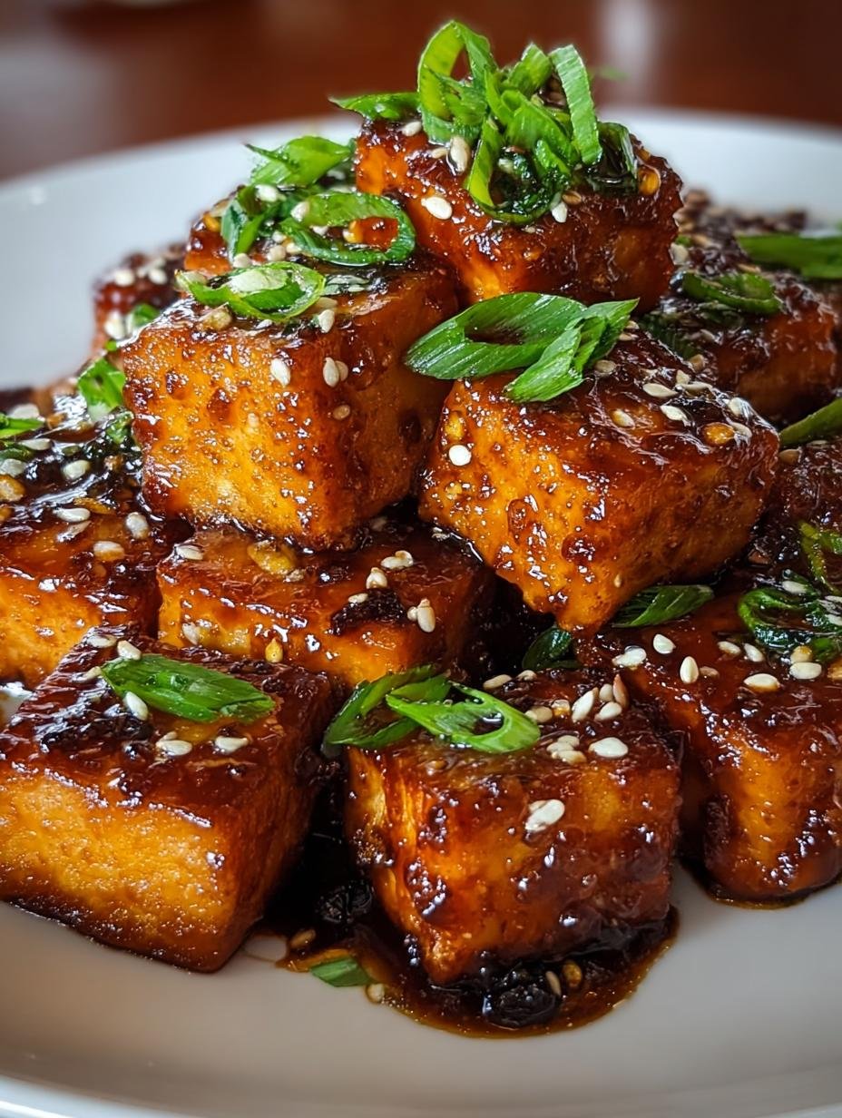 Knuspriger Honig Knoblauch Tofu: Mijn Geweldige 10-Minuten Ontdekking - Knuspriger Honig Knoblauch Tofu - main visual representation