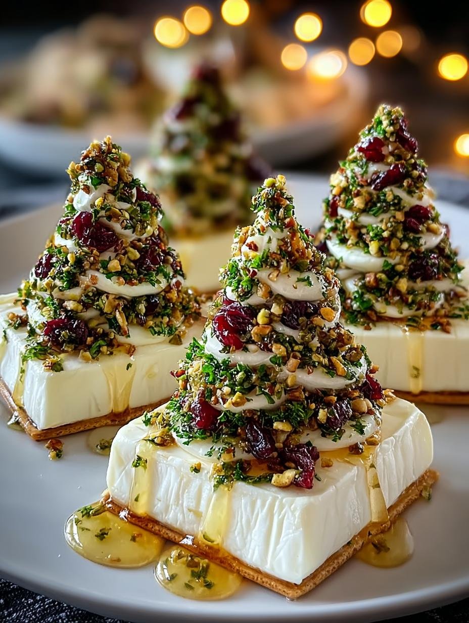 Heerlijke Mini Brie Weihnachtsbaeume: 1 recept, 3 dagen vers! - Mini Brie Weihnachtsbaeume - close-up van de vulling en textuur