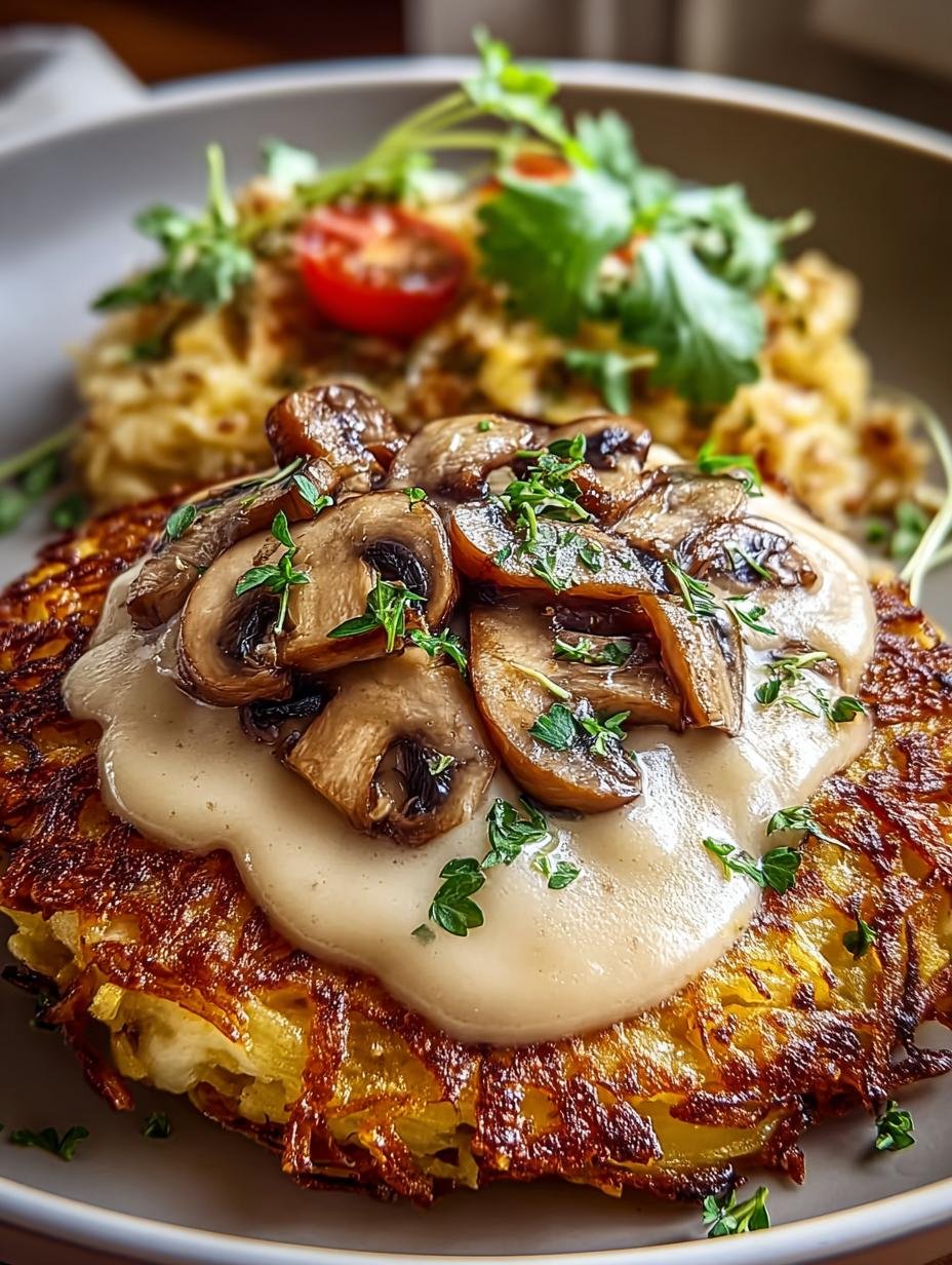 Mozzarella Roesti Mit Zwiebel
