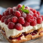 Schichtdessert Mit Himbeeren Und