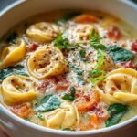 Schnelle Creamy Tortellini Soup