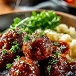 Tiefaromatische Geschmorte Rinderfleischbaellchen