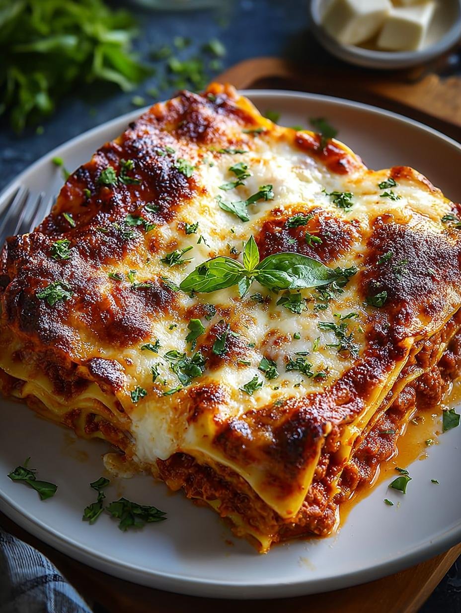 Ultieme Lasagne Bolognese: 1 Schandalig Lekker gerecht - Ultimative Lasagne Bolognese Ein - heerlijke, goudbruine lasagne in ovenschaal