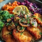 Vegane Schnitzel Bowl Mit