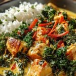 Veganes Gruenkohl Curry