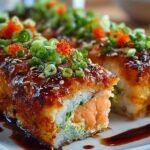 Wurziger Lachs Sushi Auflauf