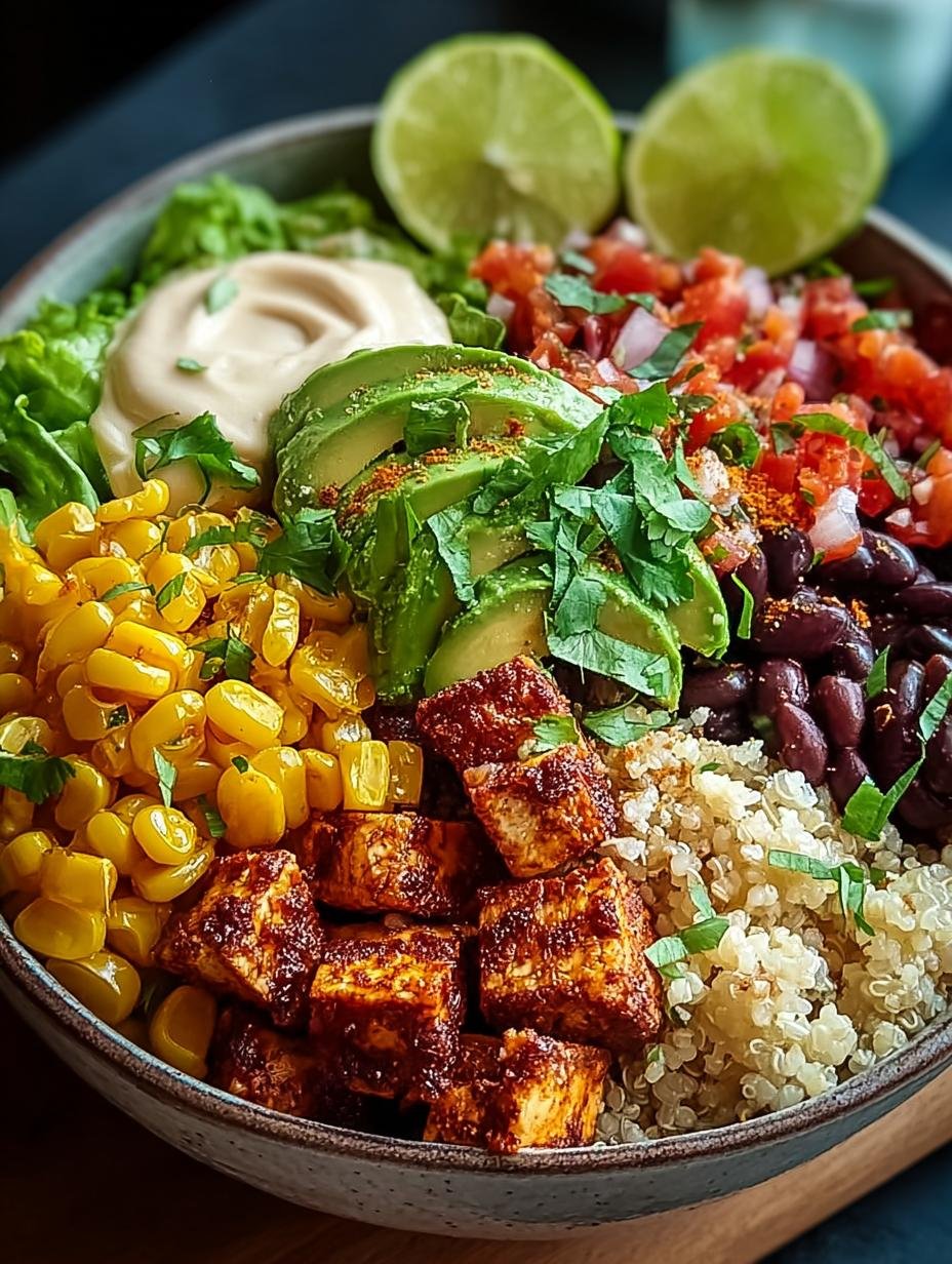Bunte Burrito Bowl Ein