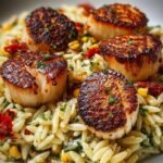 Cremige Orzo Pasta Mit