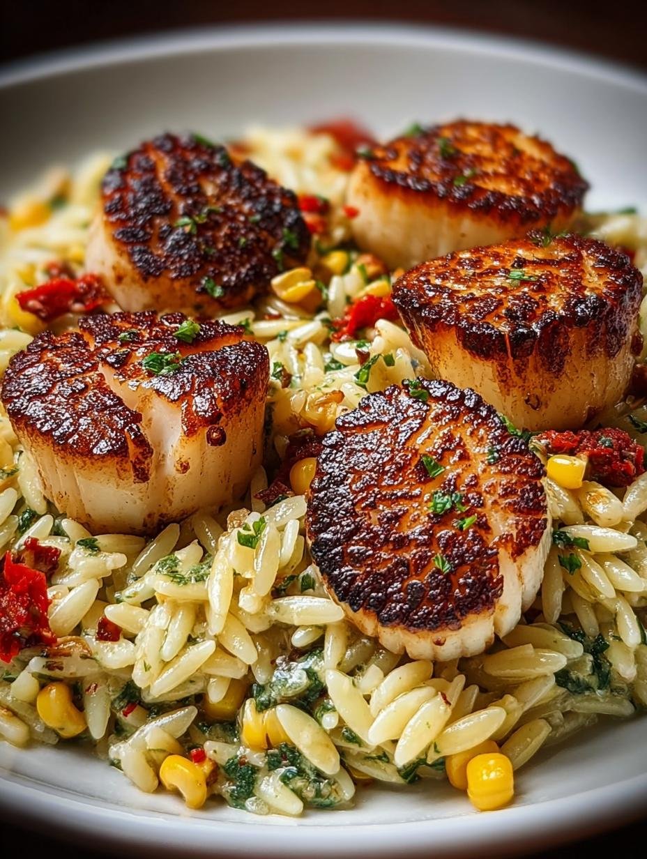 Cremige Orzo Pasta Mit