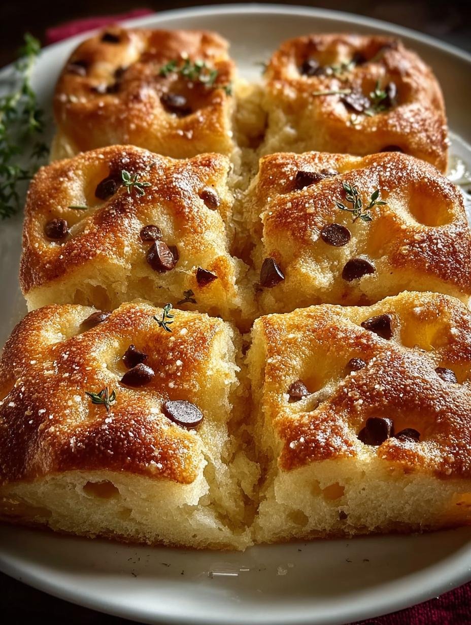 Eenvoudig Focaccia: Een Zalig Genot met 150 Kcal! - Heerlijk goudbruin gebakken focaccia brood met rozemarijn en olijfolie, klaar om te serveren