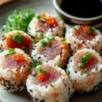 Einfache Thunfisch Reisbaellchen