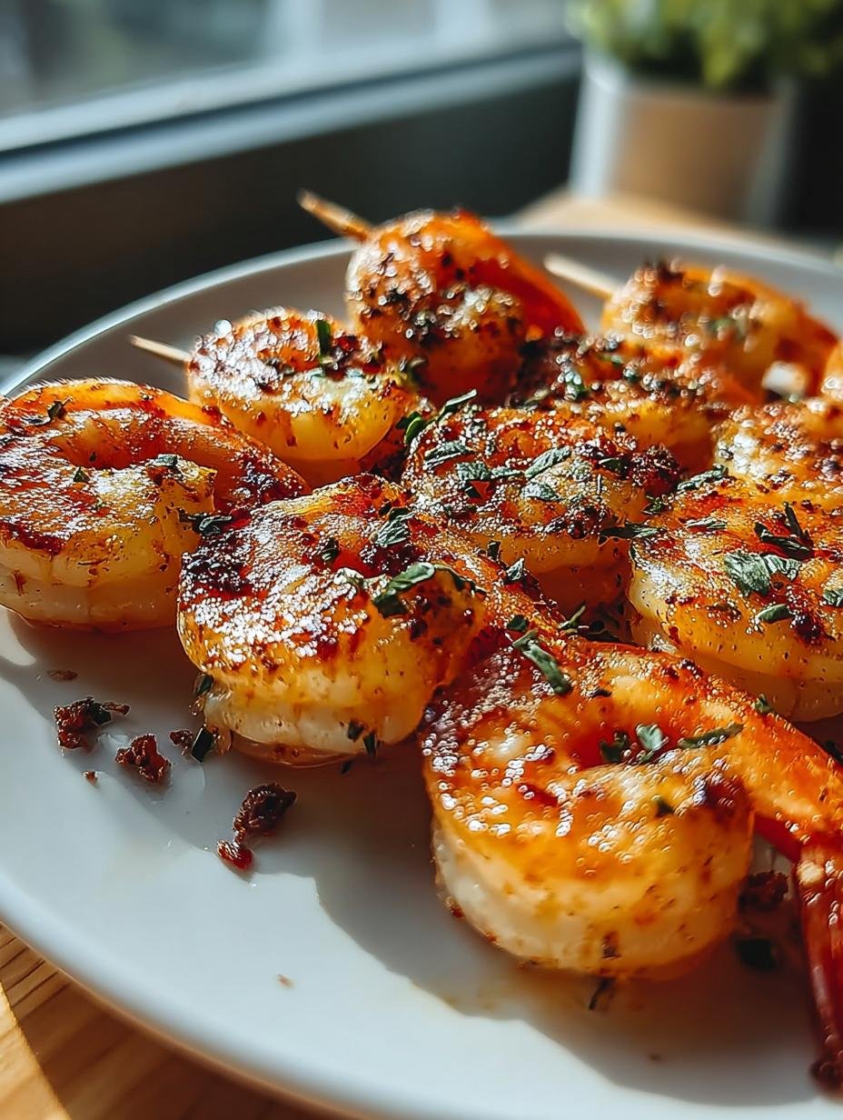 Fantastische Garnelenspiese Aus Dem Airfryer in 10 Min. - Garnelenspiese Aus Dem Airfryer - heerlijke garnalenspiesjes met paprika en courgette