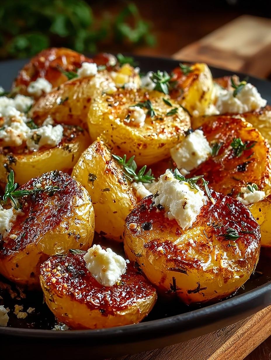 Gerostete Kartoffeln Mit Feta