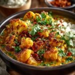 Gerostetes Blumenkohl Linsen Curry