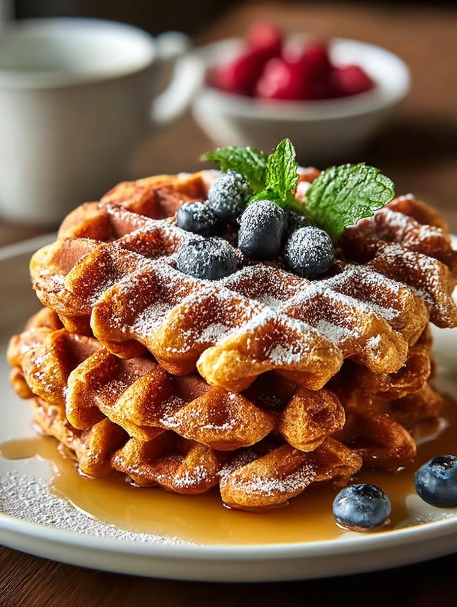 Getreidefreie Kuerbiskuchen Gewaerz Waffeln