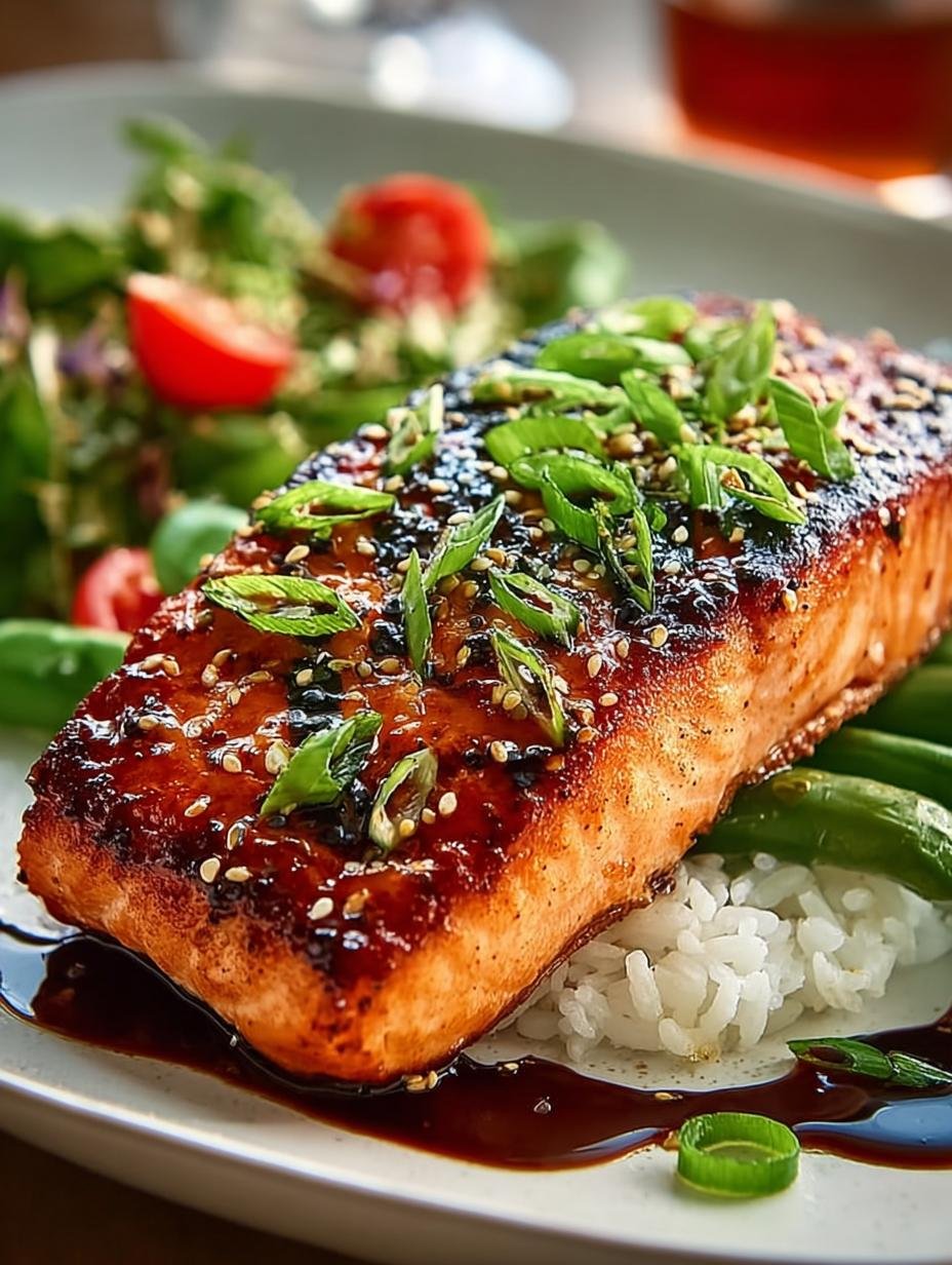 Grillierter Miso Lachs: Dit transformeert je week in 40 min - Grillierter Miso Lachs - main visual representation