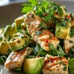 Hahnchen Avocado Salat Ein