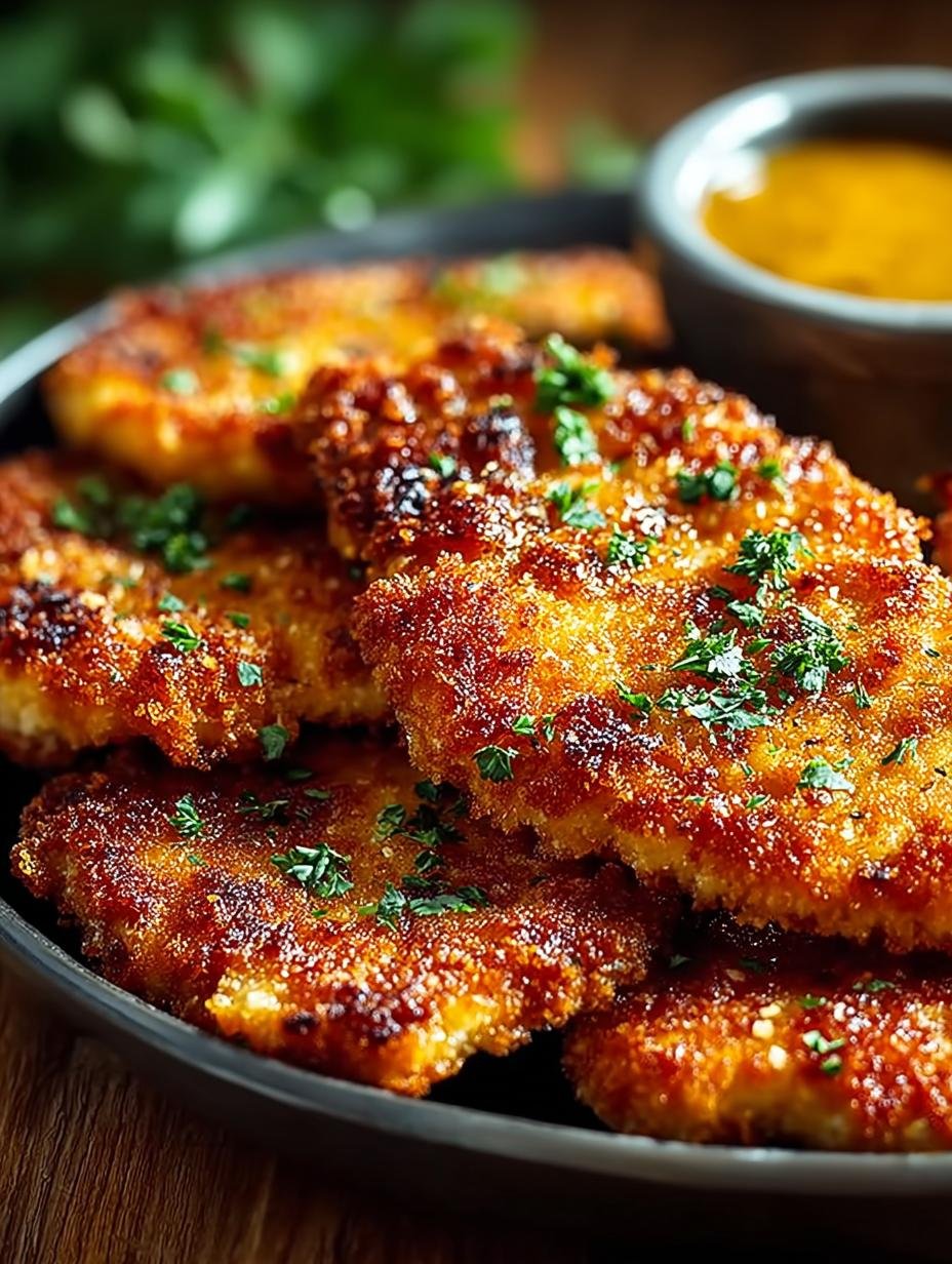 Hähnchenschnitzel Airfryer: 30 Min. Perfect Krokant! - Hahnchenschnitzel Aus Der Heisluftfritteuse - geserveerd met verse citroen en peterselie