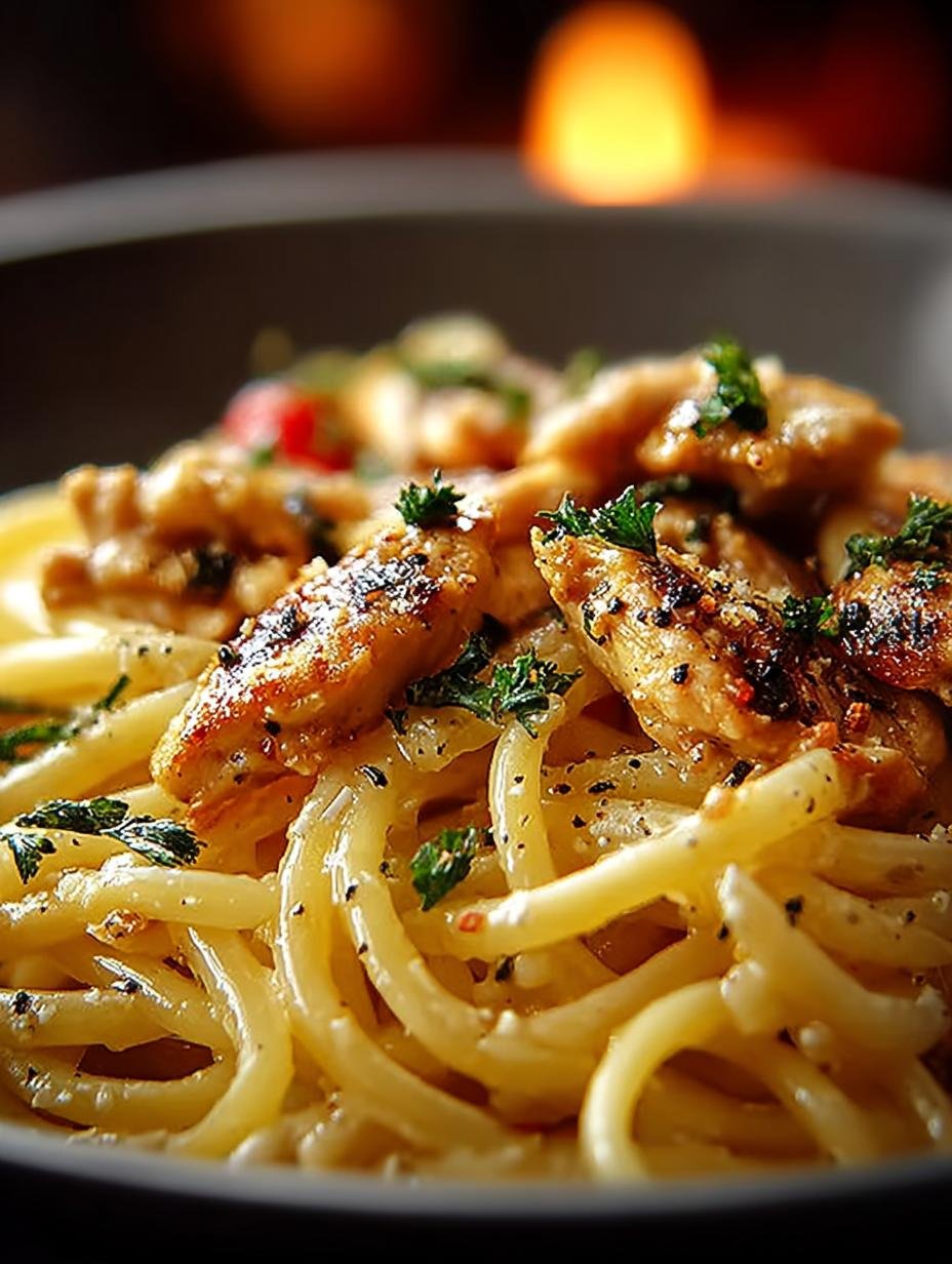 Honig Pfeffer Hahnchen Pasta