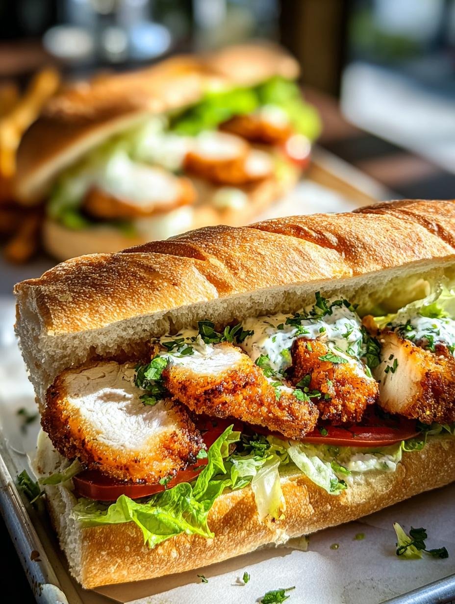 Fantastische Huehnchen Caesar Sandwiches: 8 Receptgeheimen - Close-up van Huehnchen Caesar Sandwiches met verse ingrediënten