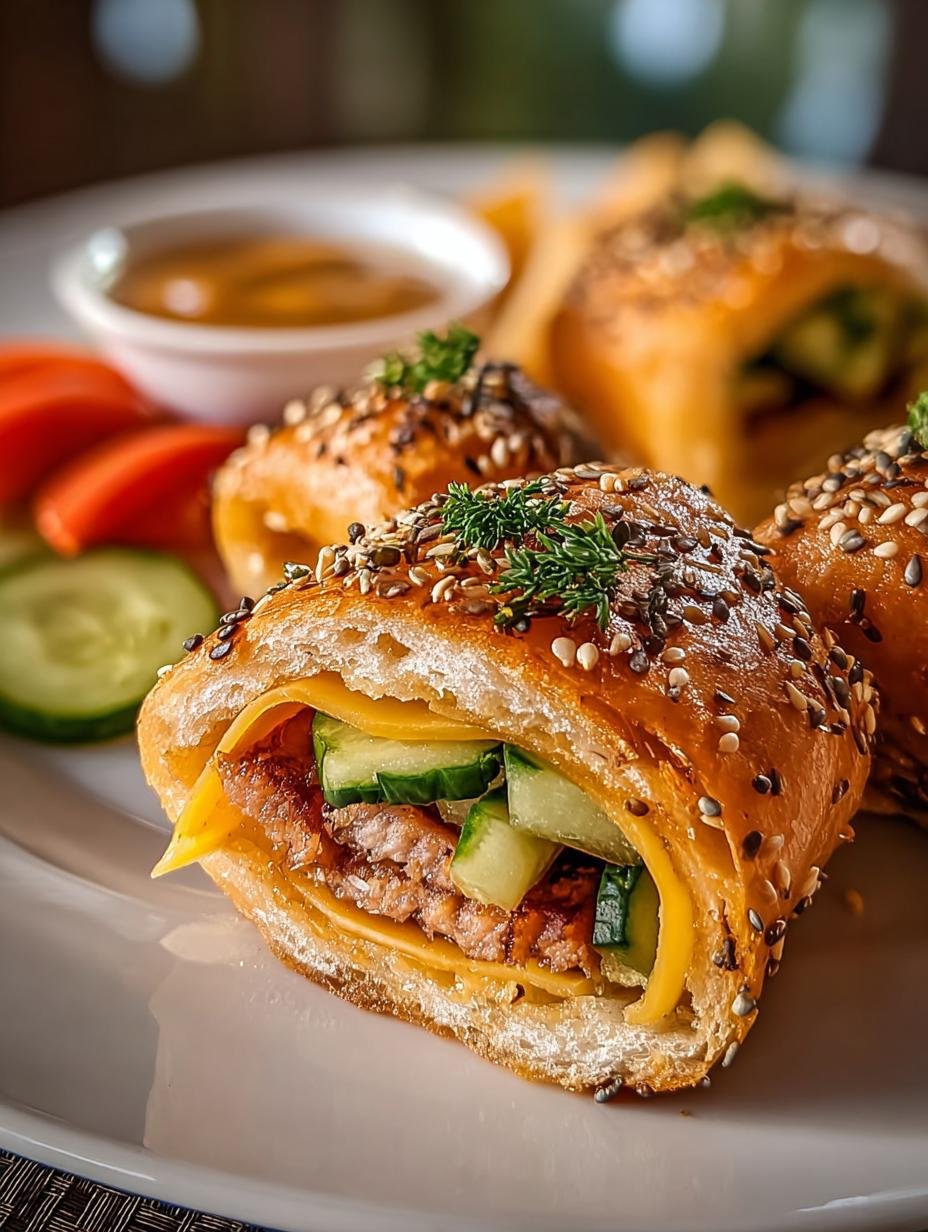 Kaeseburger Fruehlingsrolle Rezept