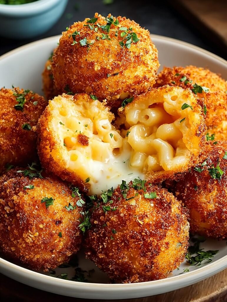 Kaesekuchenfabrik Luftfritteuse Gebratene Macaroni