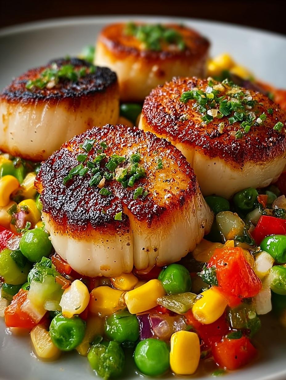 Knoblauchbutter Fanalen Mit Succotash