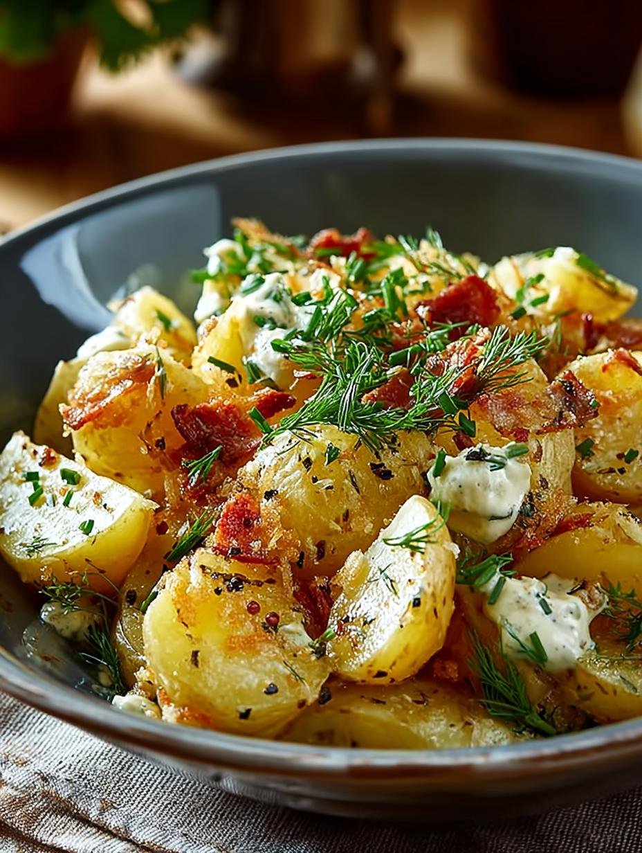 Krosser Kartoffelsalat Met Senf: Dit verrassende recept! - Krosser Kartoffelsalat Met Senf - additional detail