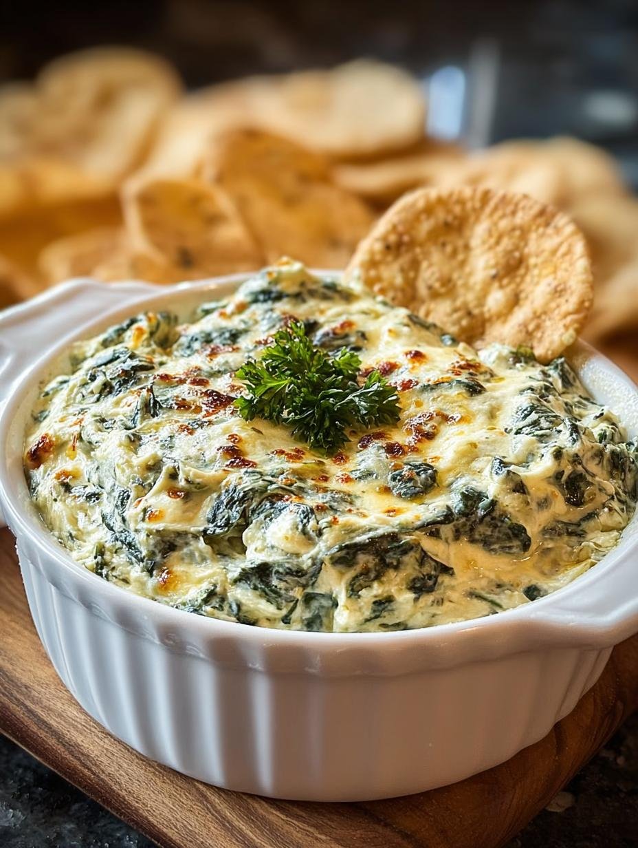 Langsame Cooker Spinat Und