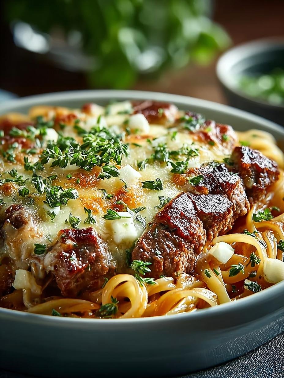 Nudelauflauf Met Hackfleisch Das, perfect gebakken met een goudbruine kaaskorst en verse peterselie garnering